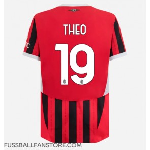 AC Milan Theo Hernandez #19 Replik Heimtrikot 2024-25 Kurzarm